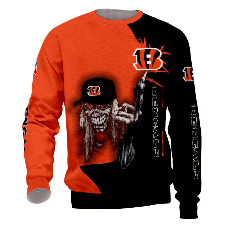 Iron Maiden Cincinnati Bengals Sweatshirt