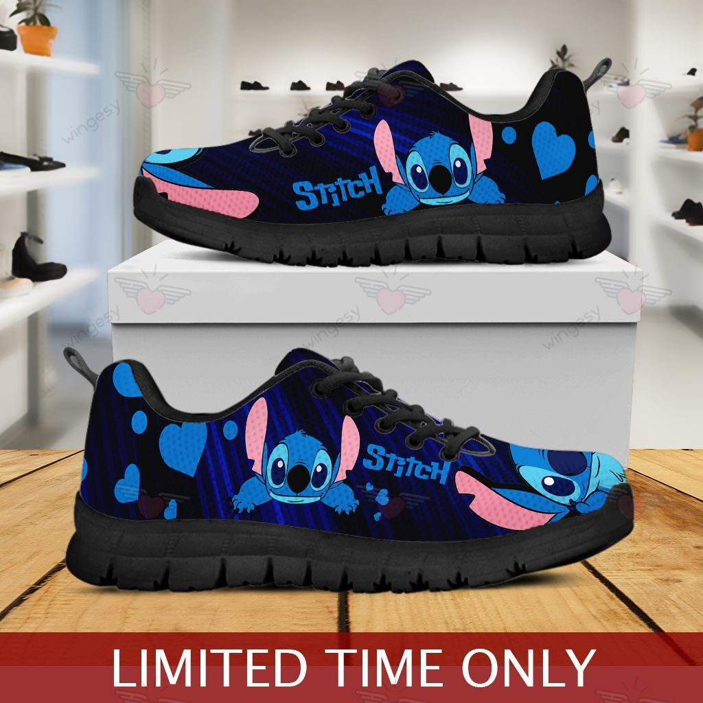 Stitch Cartoon Stitch Sti Name Sneakers Shoes QT009042Sa