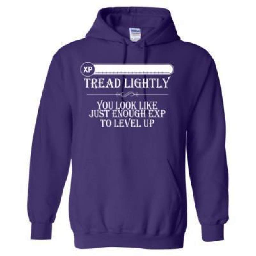 AGR Tread Lightly You Look Like Just Enough Exp To Level Up – Heavy Blend™ Hooded Sweatshirt