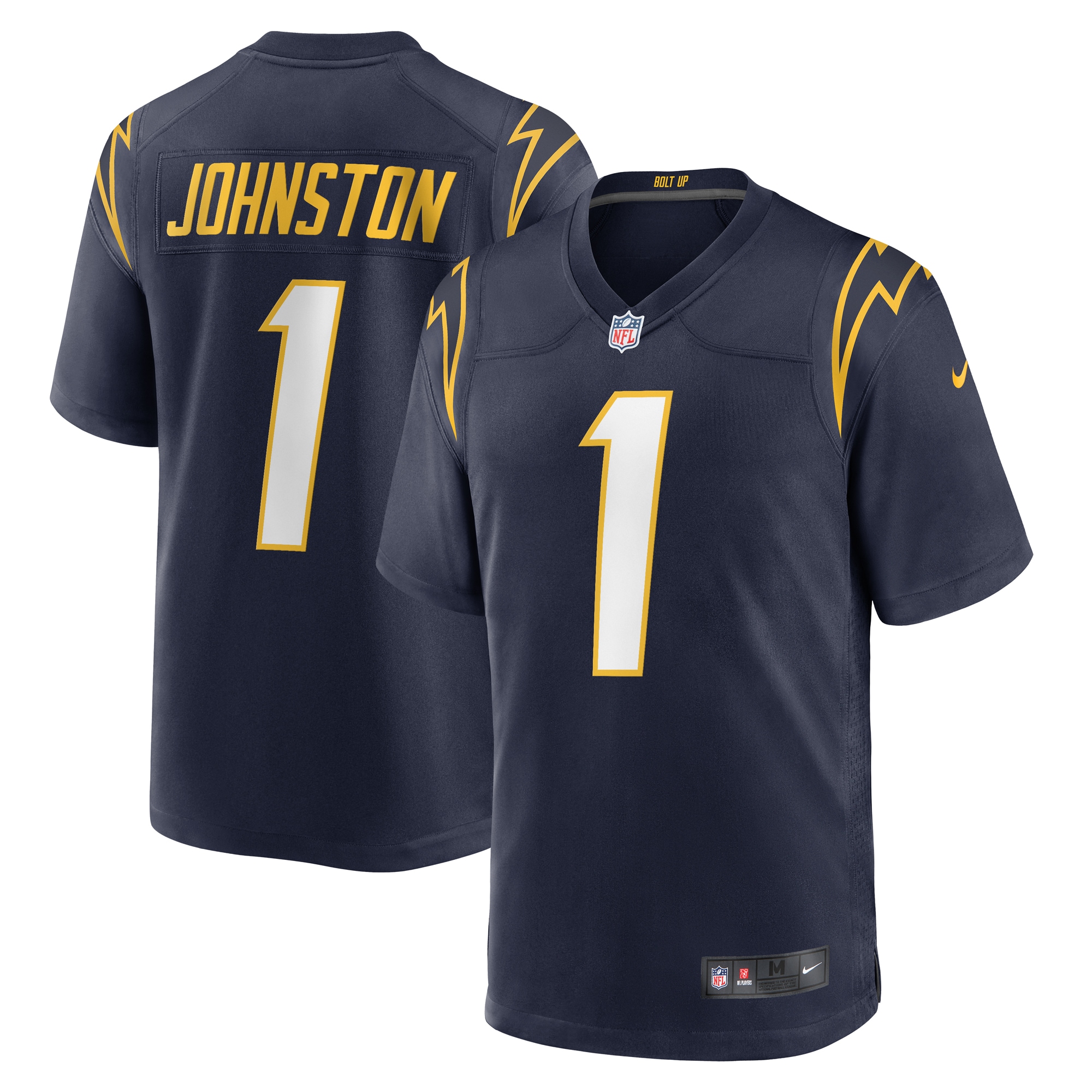 Quentin Johnston Los Angeles Chargers Alternate Game Jersey – Navy