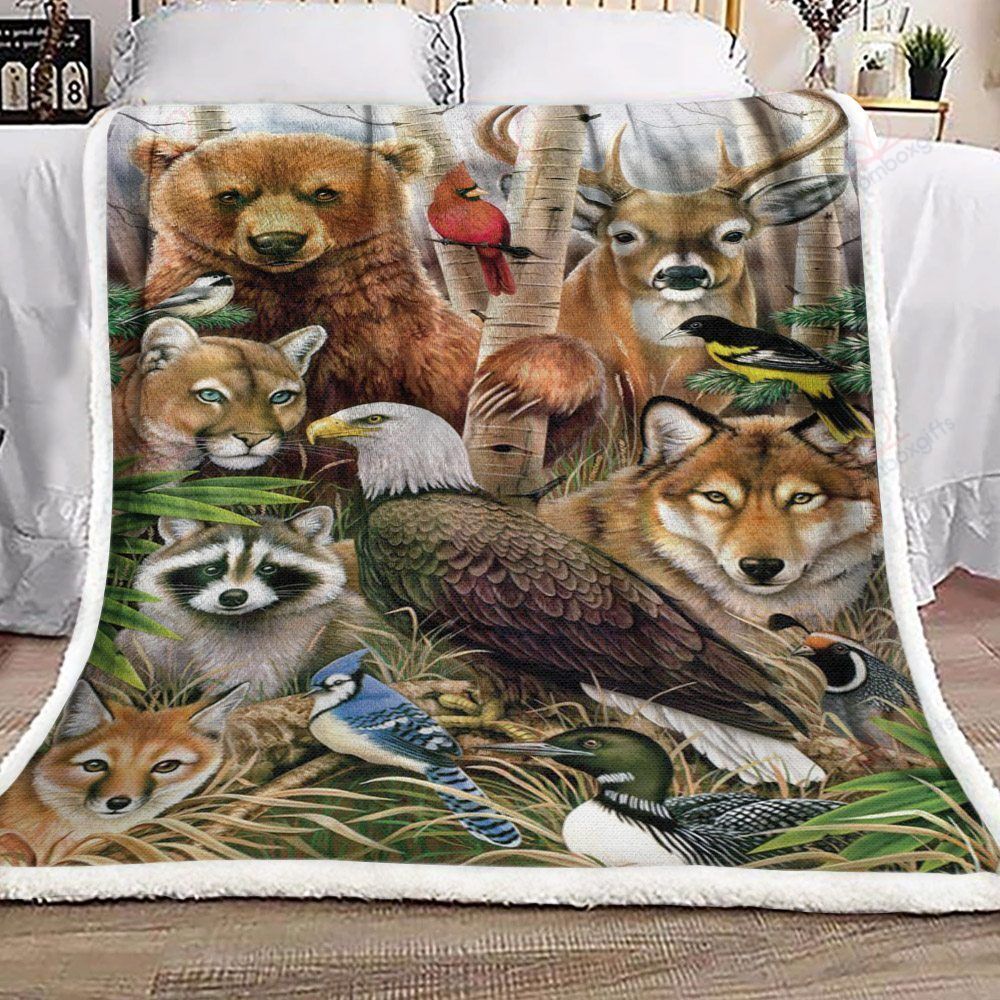 Animal GS-CL-LD2706 Fleece Blanket