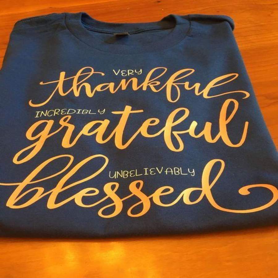 Thankful Grateful Blessed Fall Shirt