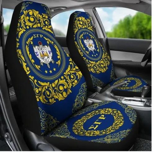 Alpha Phi Alpha 1906 Ape Mascot Old Gold Car Seat Covers