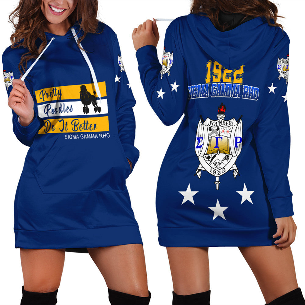 Sorority Dress – Sigma Gamma Rho Greek Life Hoodie Dress