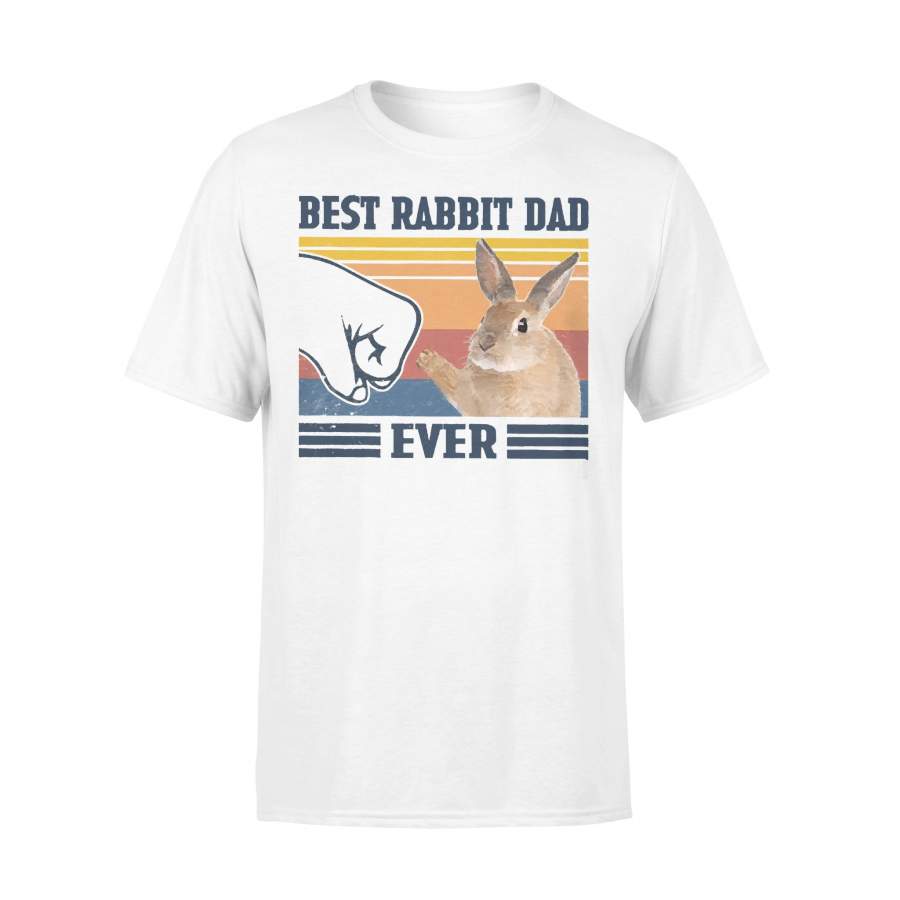 Best Rabbit Dad Ever Vintage Father’s Day T-shirt