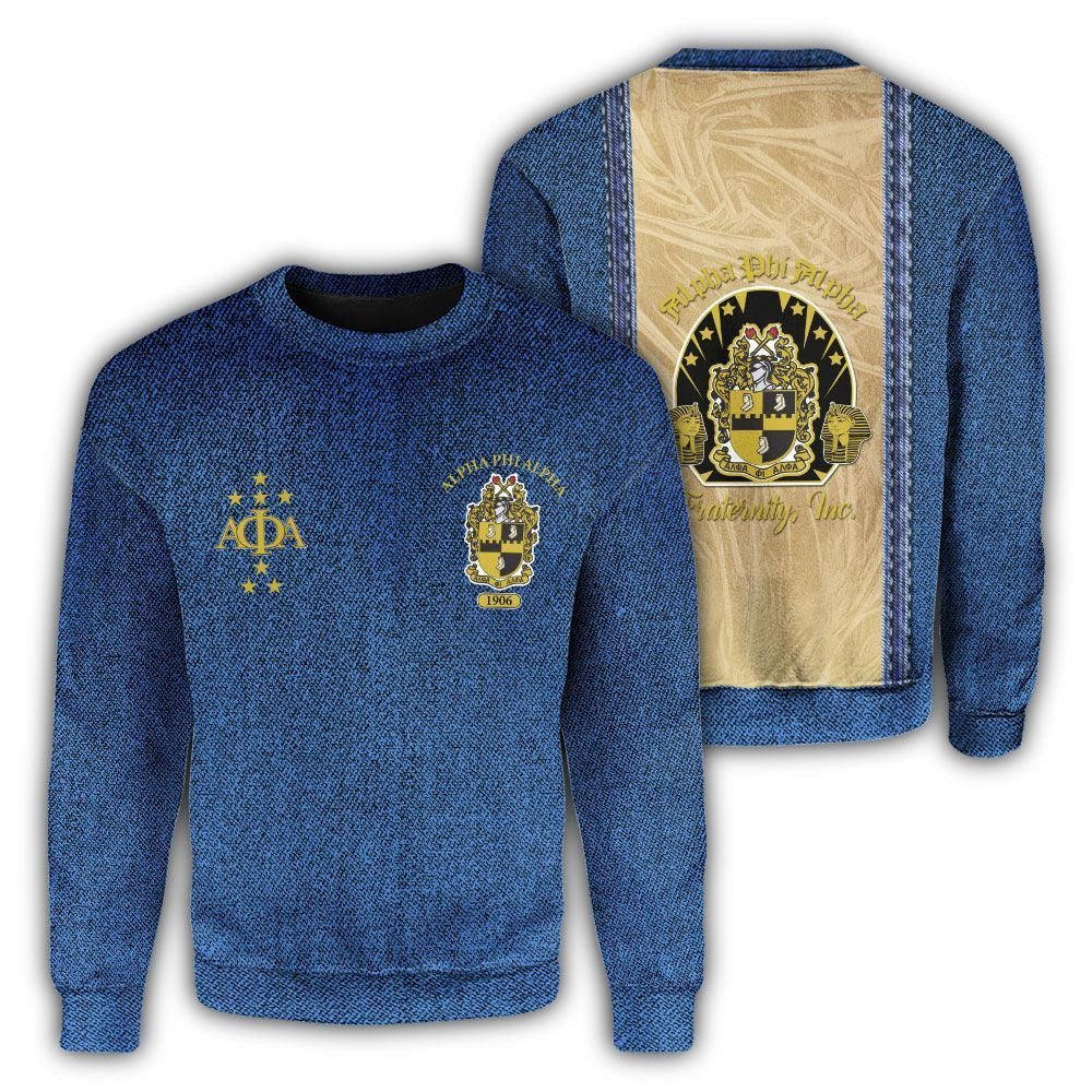 Fraternity Sweatshirt – Jeans Alpha Phi Alpha Crewneck Sweatshirt