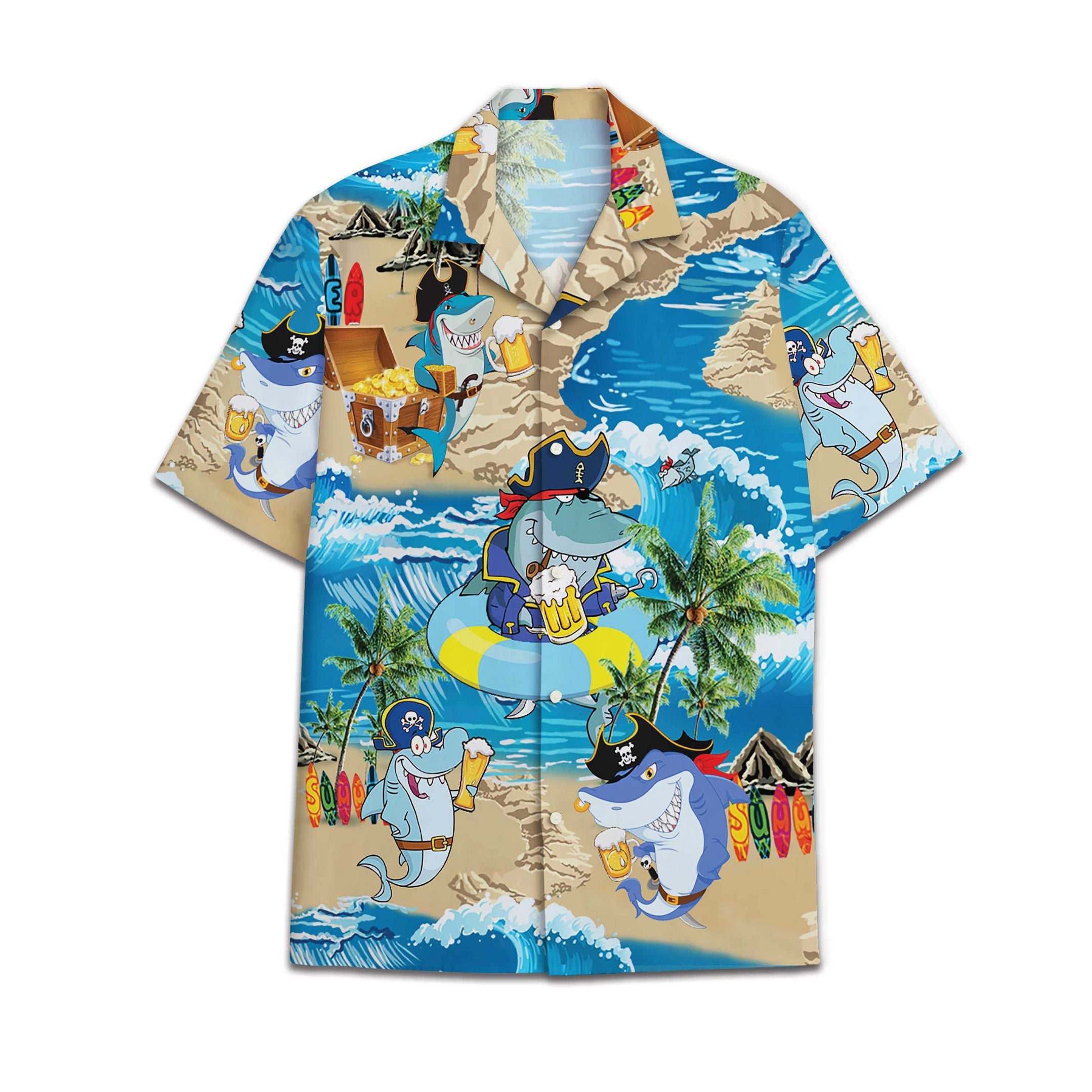 Hawaii Shirt Shark Beer Hawaii For Hawaii Aloha Ha62664