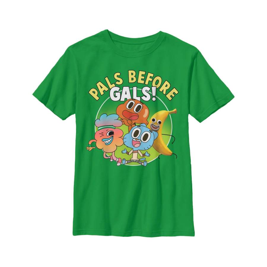 The Amazing World of Gumball Boy’s Pals Before Gals T-Shirt