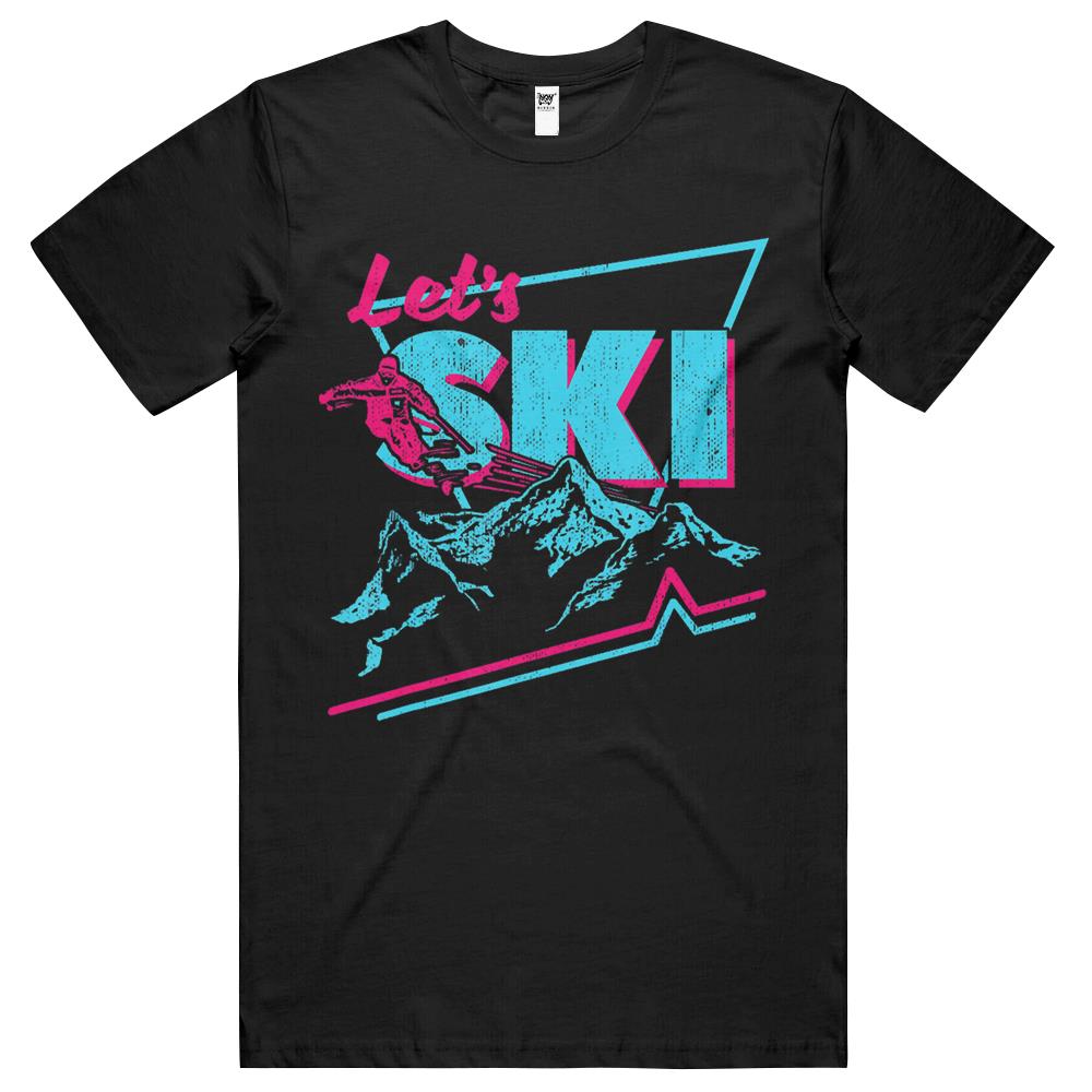 Retro Ski T-Shirt – Vintage 80S 90S Ski Outfit Ski Clothes T Shirts