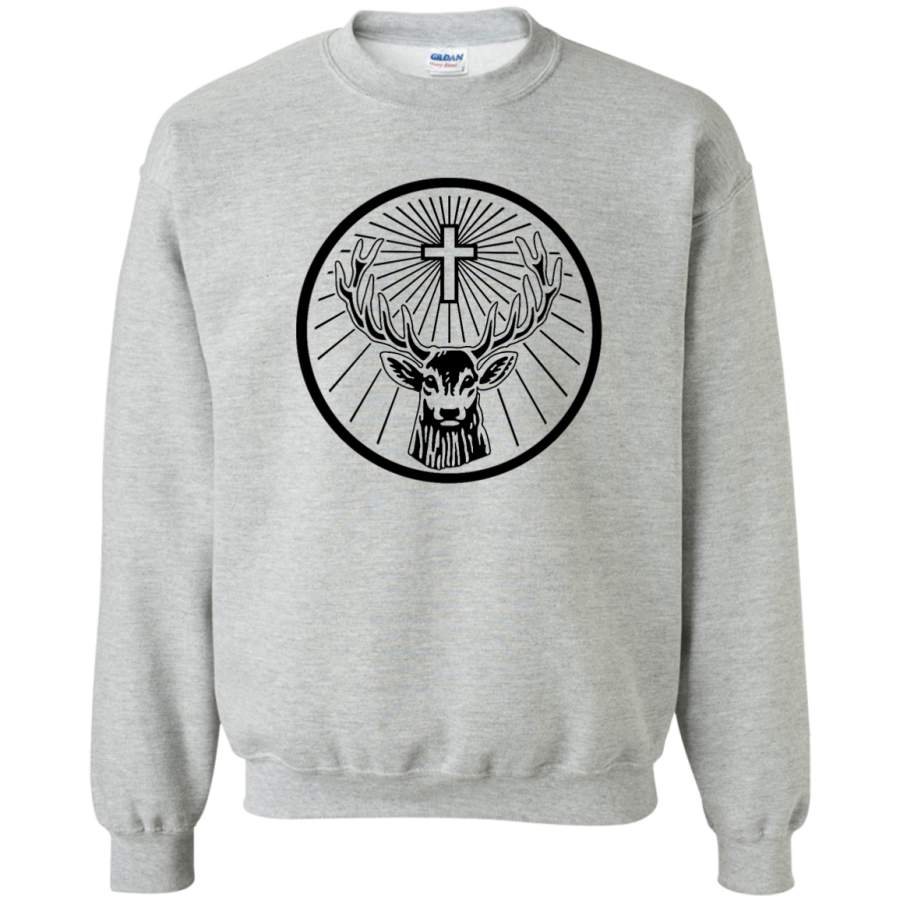 AGR jagermeister-stag- Crewneck Pullover Sweatshirt