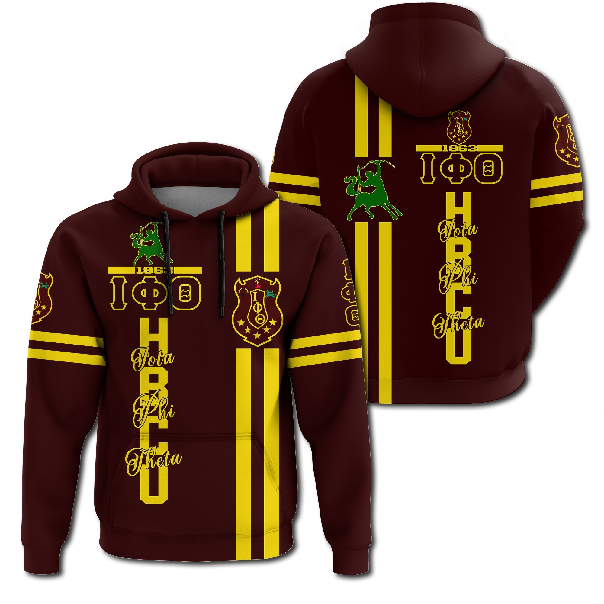 Masonstars Hoodie – HBCU Iota Phi Theta Centaur Hoodie J5