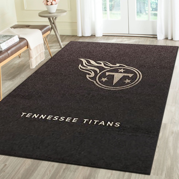 Tennessee Titans Area Rug, Football Team Living Room Carpet, Fan Cave Floor Mat