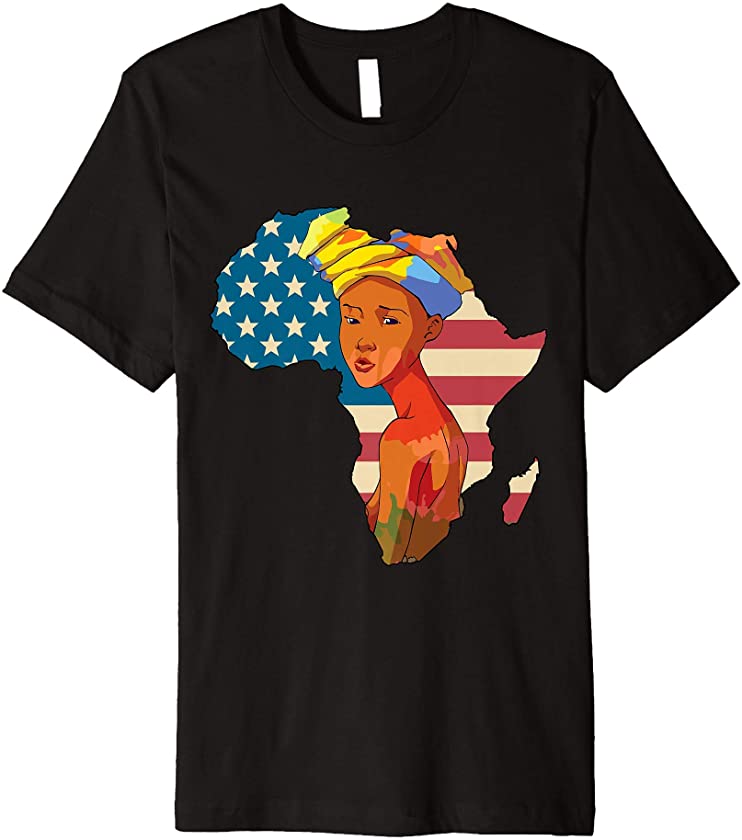 African American 4th of July Juneteenth Black History Month Premium T-Shirt