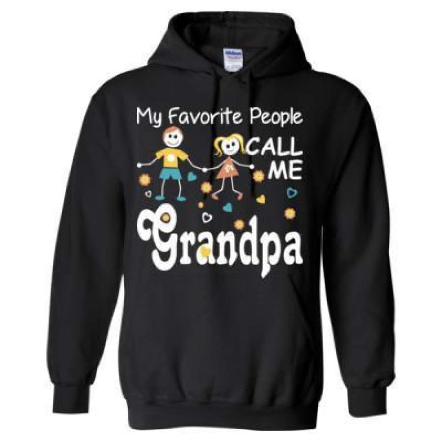 AGR My Favorite People Call Me Grandpa – Heavy Blend™ Hooded Sweatshirt