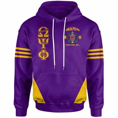 Omega Psi Phi Hoodie – Fraternity 1911 Founders Year Hoodie