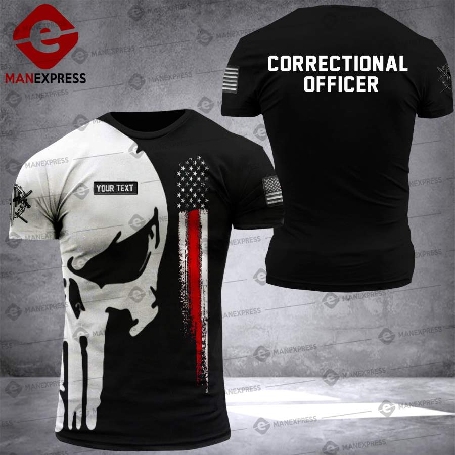 Correctional officer customized Printed T-Shirt NQA