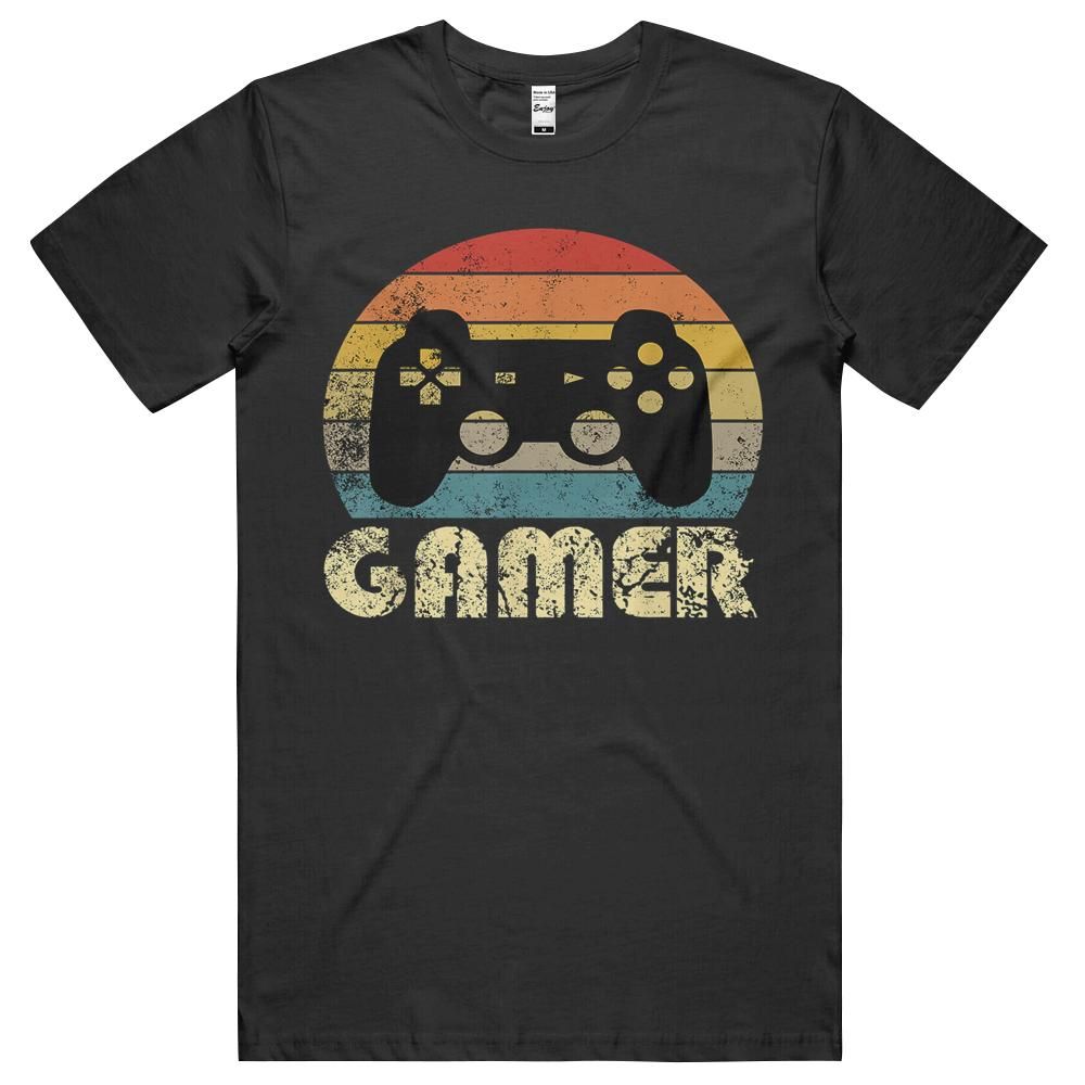 Vintage Retro Gamer Video Game Player Boys Teens Men T-Shirt, Hoodie, Long Sleeve Tee