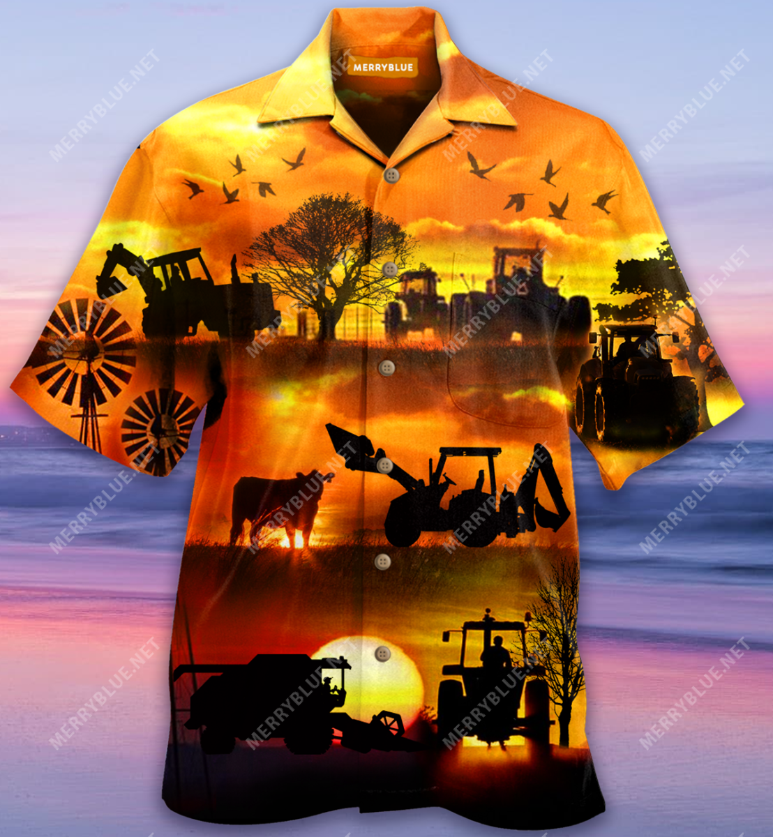 Farmers Work Til The Job Gets Done Unisex Hawaii Shirt Ha110729