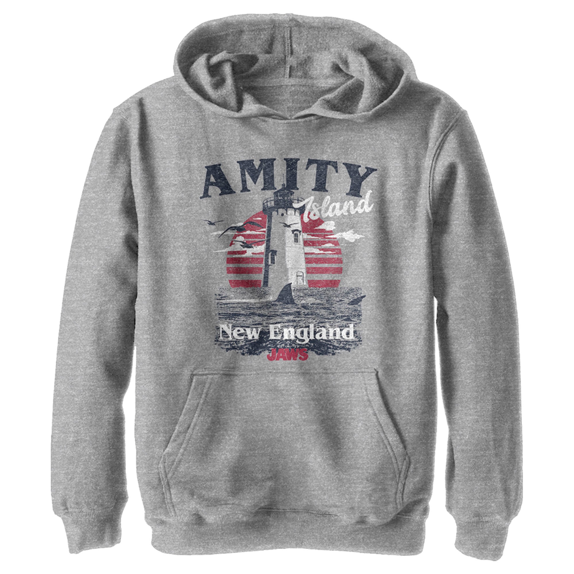 Boy’S Jaws Amity Island Tourist Lighthouse Pull Over Hoodie