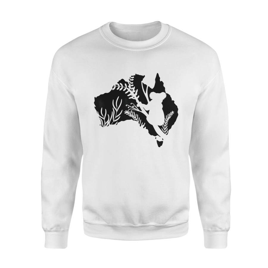 Animal gift idea Koala – Australia Bush Fires – Climate Change – Standard Fleece Sweatshirt