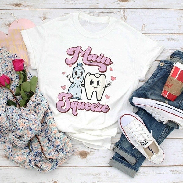 Valentine’s Day Dental T-shirt, Dental Hygienist Vday Tooth Shirt, Happy Valentines Day Tshirt, Dentist Office Assistant Anniversary Gift