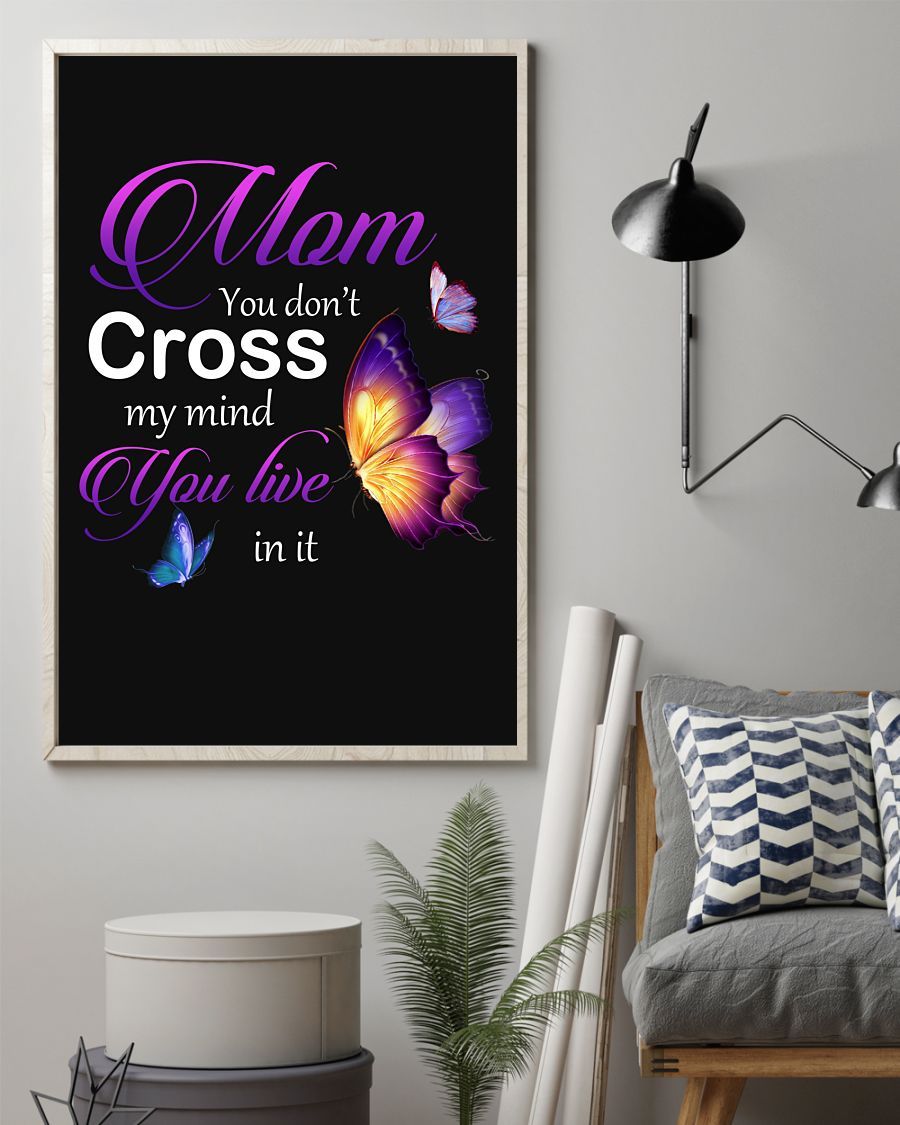 You Don’T Cross My Mind Canvas And Poster, Best Mother’S Day Gift Ideas, Mother’S Day Gift For Mom, Warm Home Decor Wall Art Visual Art