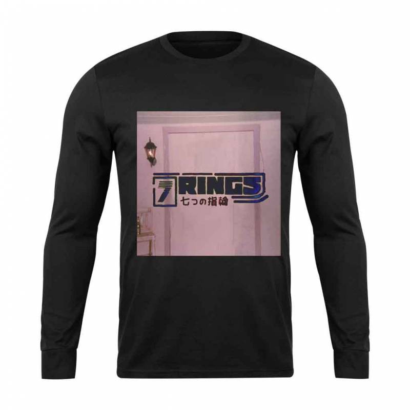 Ariana Grande 7 Rings Japan Logo Cover Long Sleeve T-Shirt