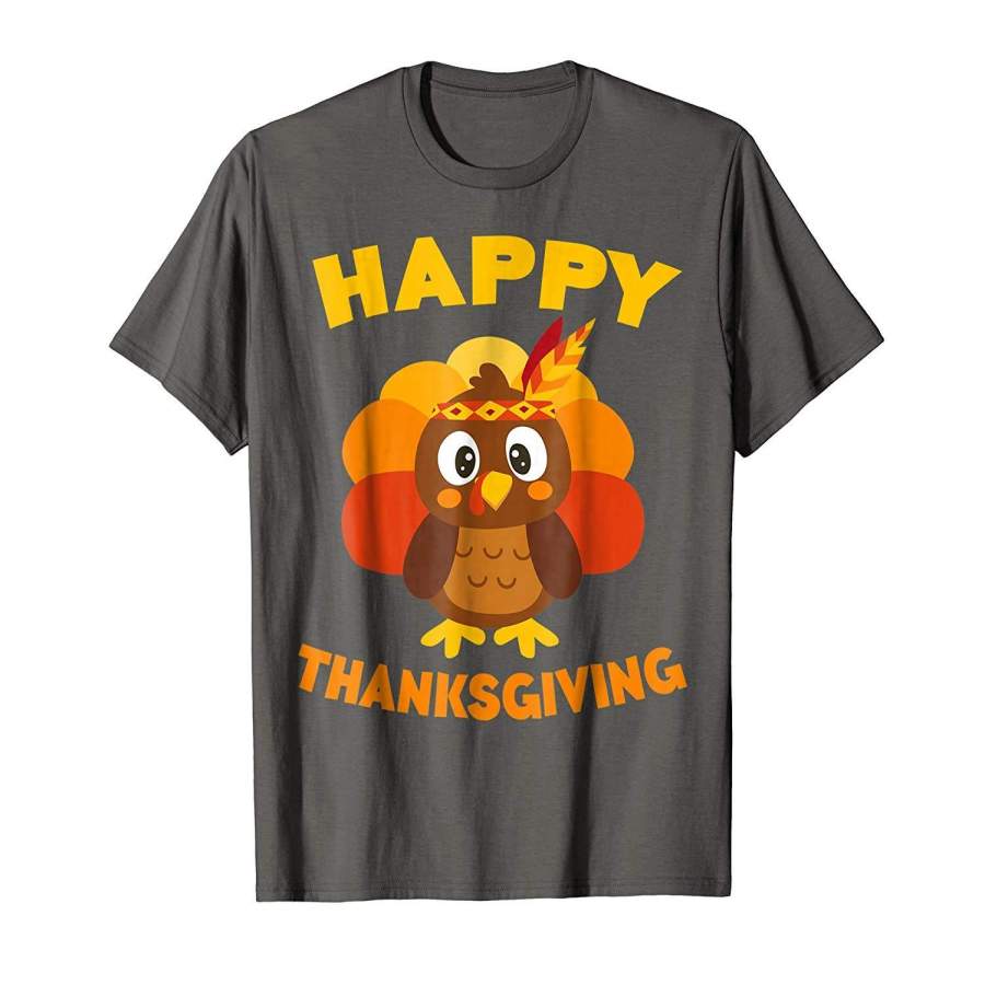 Happy Thanksgiving T-Shirt Funny Turkey Day Gift Shirt