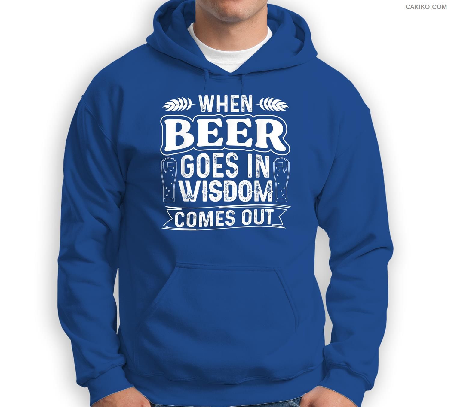 When Beer Goes In Wisdom Comes Out Funny Beer Lover Sweatshirt & Hoodie
