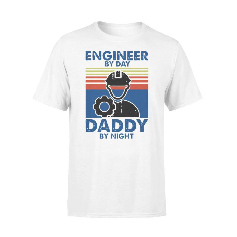 Engineer By Day Daddy By Night Vintage T-shirt