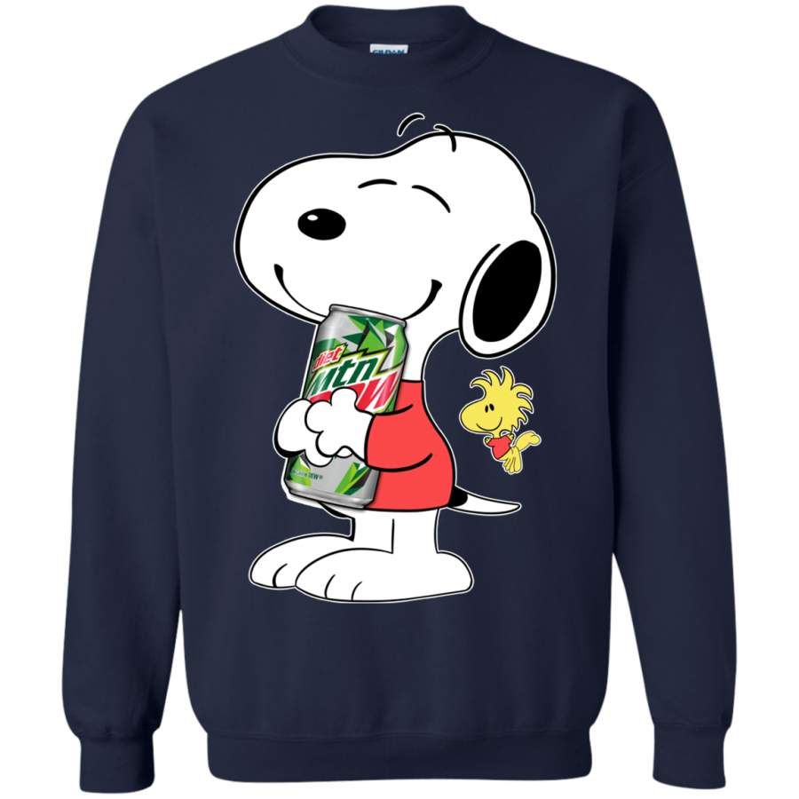 Cute Snoopy Hug Mountain Dew Can Funny Drinking Shirt KA01 – Tepchase Store