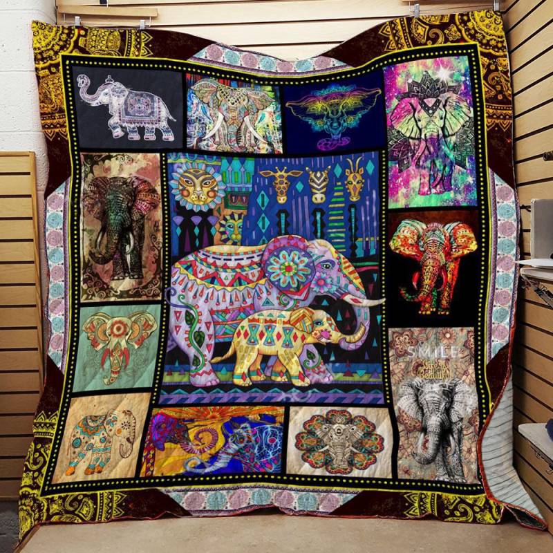 Boho Elephant Love Quilt – BT300942