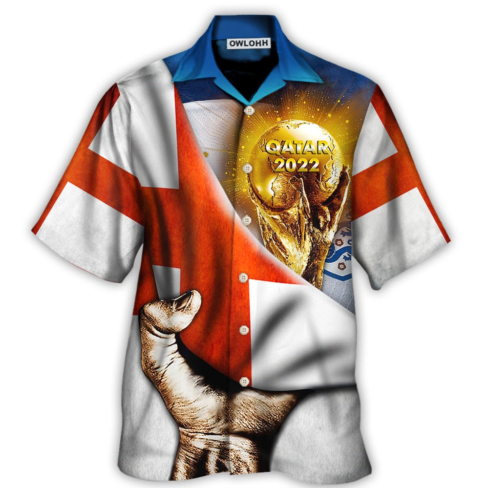 World Cup Qatar 2022 England Will Be The Champion Flag Vintage – Hawaiian Shirt  – Owl Ohh