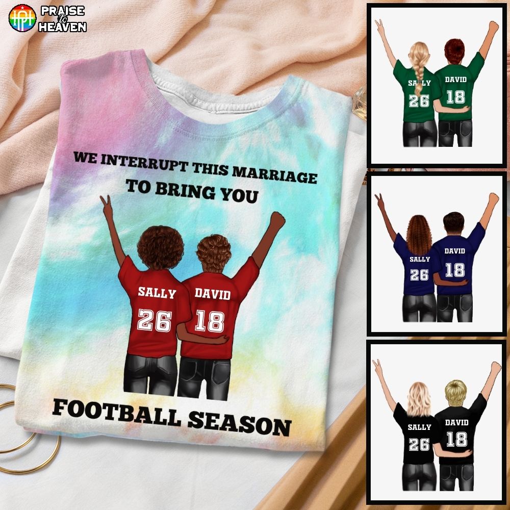 Football Season For You Personalized Tiedye Shirt Sweatshirt Hoodie Ap369