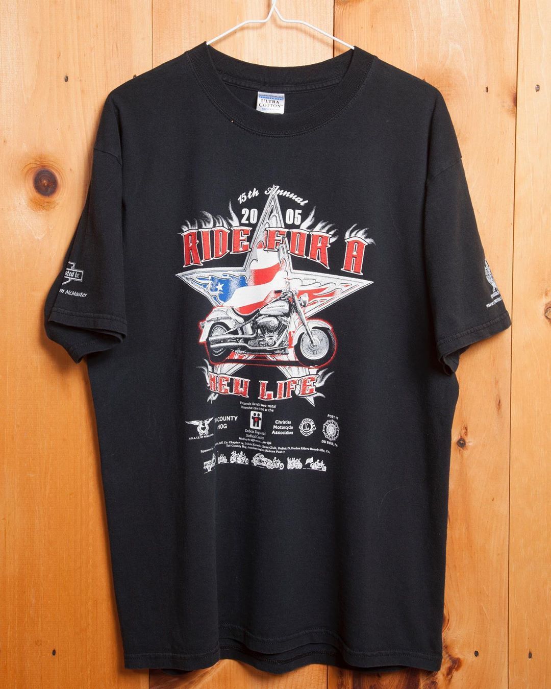Ride For A New Life Charity Motorcycle Rally shirt