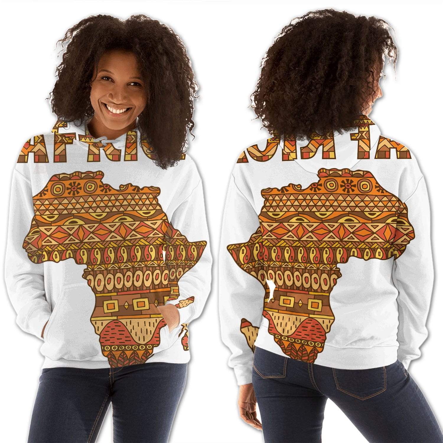 African American Hoodies Cute Black Afro Girls Amazing Black History Month Afrocentric Pattern Art African Print Styles