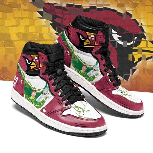 Arizona Cardinals Rick And Morty Jd Sneakers High-Top Jordan Shoes Jordan Sneaker