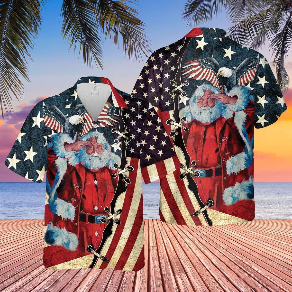 Hawaiian Aloha Shirts Patriotism America Christmas Hawaiian Shirt For Men, Hawaiian Shirt For Women, Aloha Shirt, Hawaii Shirt