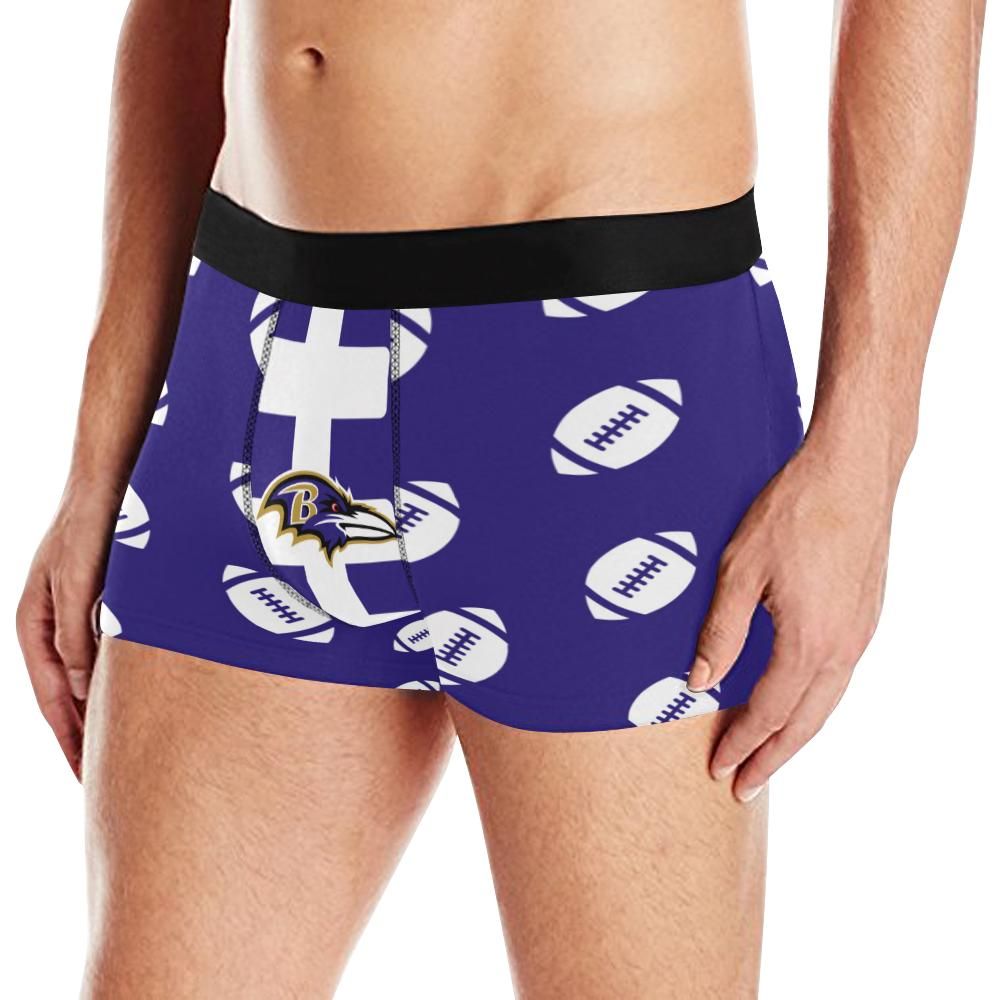 Baltimore Ravens Men’s All-Over Print Boxer Briefs Men’s All Over Print Boxer Briefs