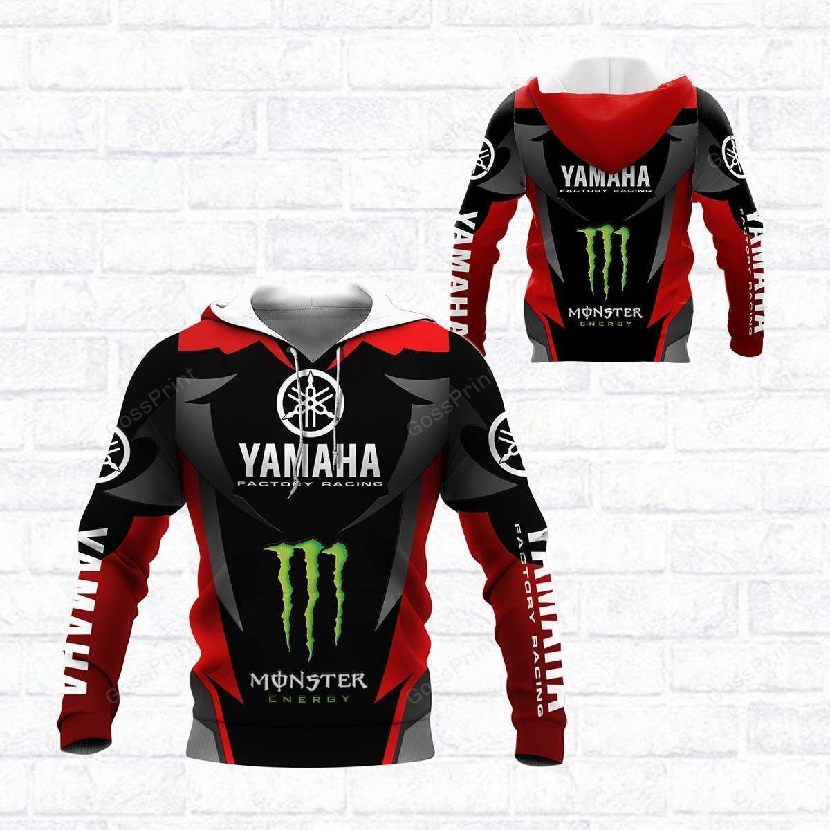 3D All Over Printed Yamaha Racing Shirts Ver 209