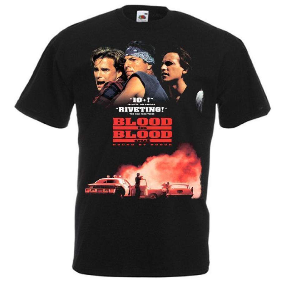 YPS Blood In, Blood Out: Bound by Honor T-shirt black Movie Poster all