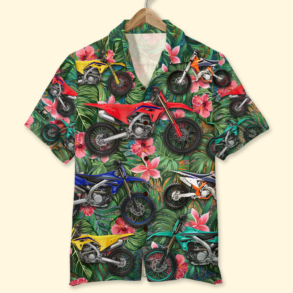 Motocross Hawaii Aloha Flower Pattern Ha33768