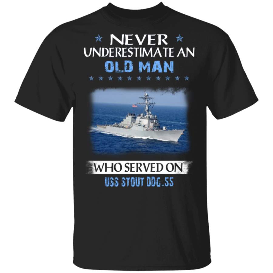 USS Stout DDG-55 Veterans Day Christmas Gift T-Shirt