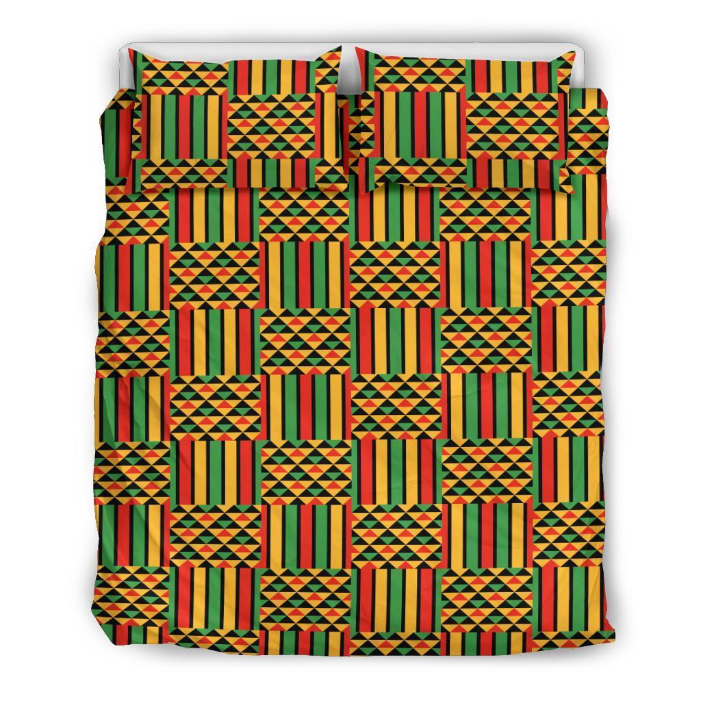 Greek Life Bedding Set – Kente Cloth Ambesonne Duvet Cover & Pillow Cases