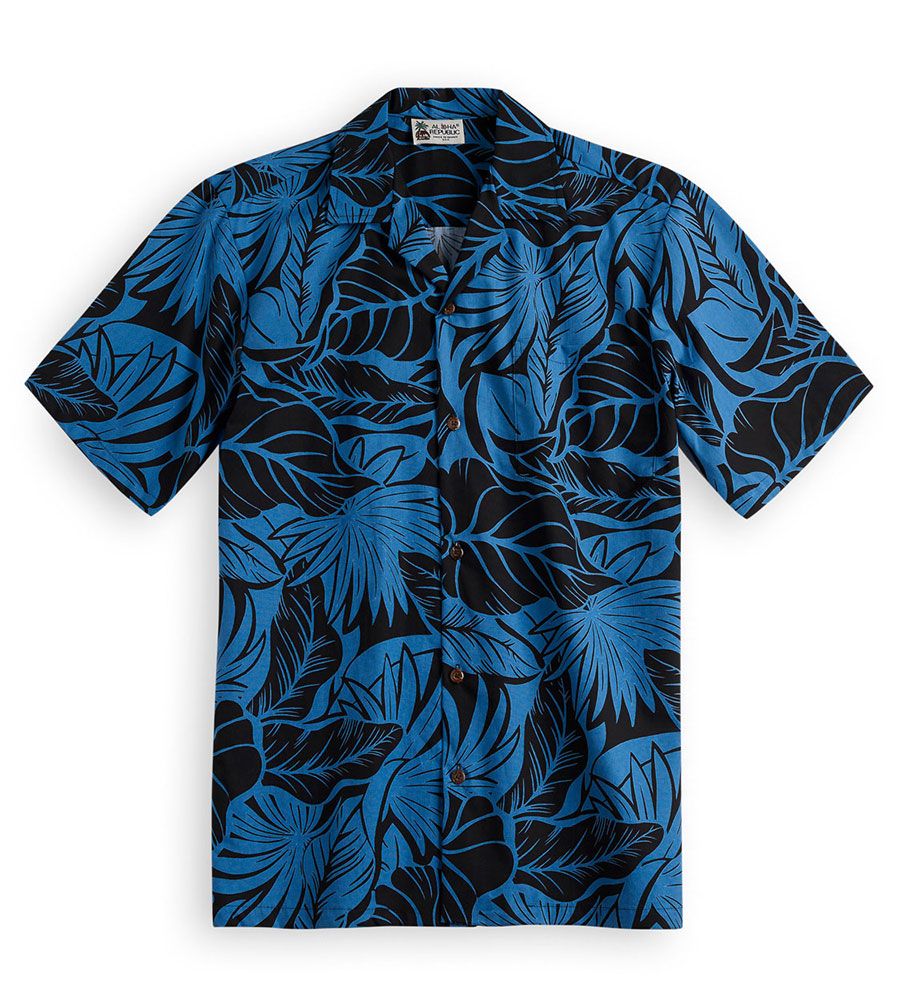 Polynesian Monarchy Blue Black Nice Design Hawaii Shirt Ha20097