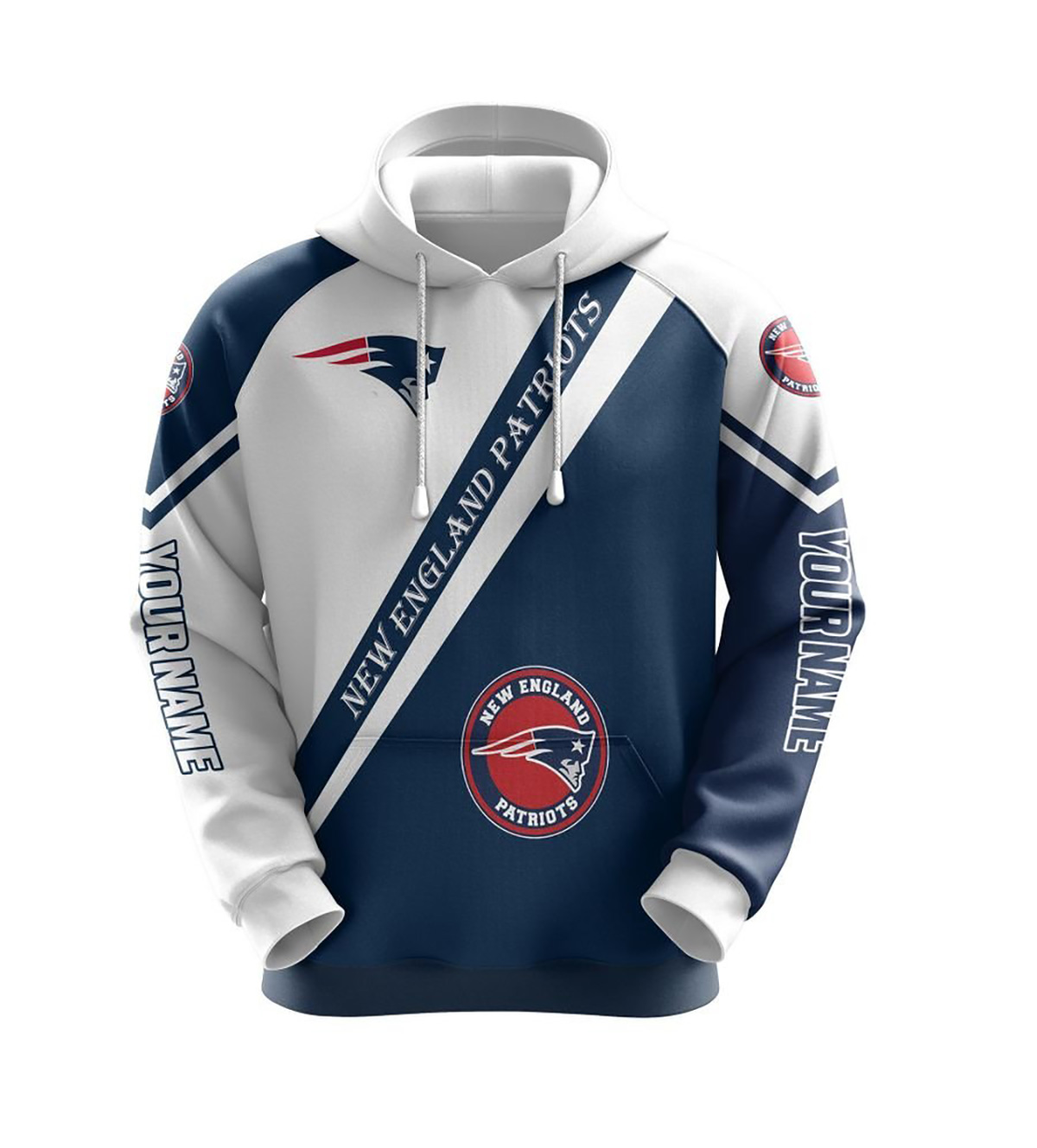 Gift Ideas New England Patriots Raglan Hoodie