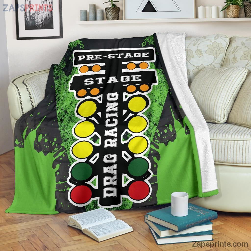 Gift For Racing Lover – Drag Racing Blanket Rbnps – Gift For Friends