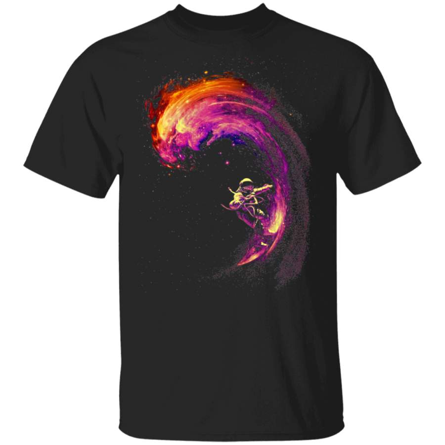 Space Surfing Men’s Graphic T Shirt