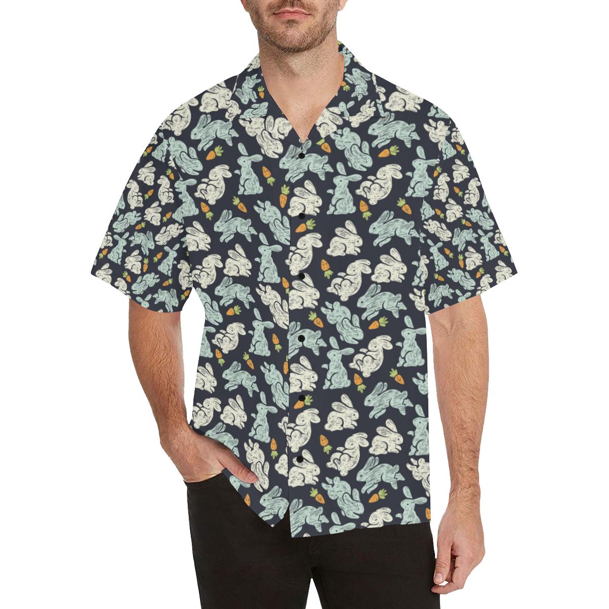 Bunny Pattern Print Design 04 Hawaiian Shirt