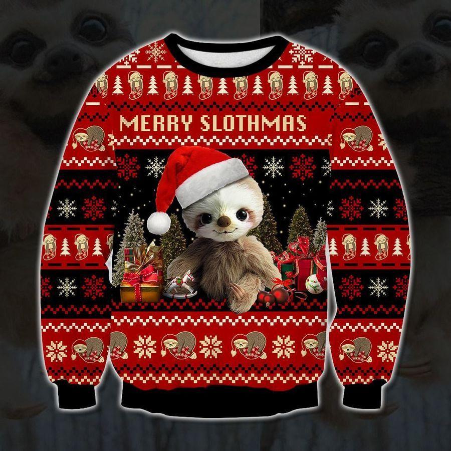 Baby Sloth Ugly Christmas Sweater | Unisex | Adult | Us1881